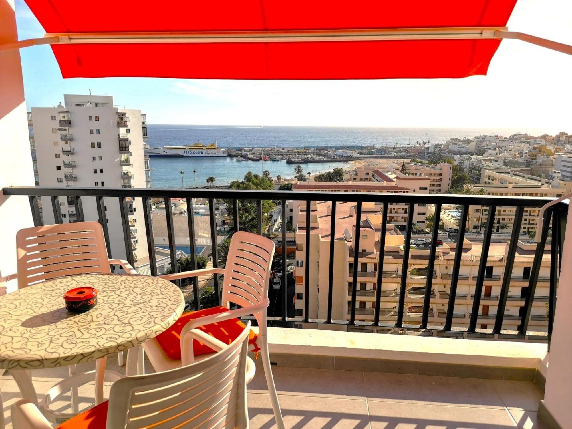 Los Cristianos Appartement Orange Trees Vue Mer Panoramique Bagian luar foto
