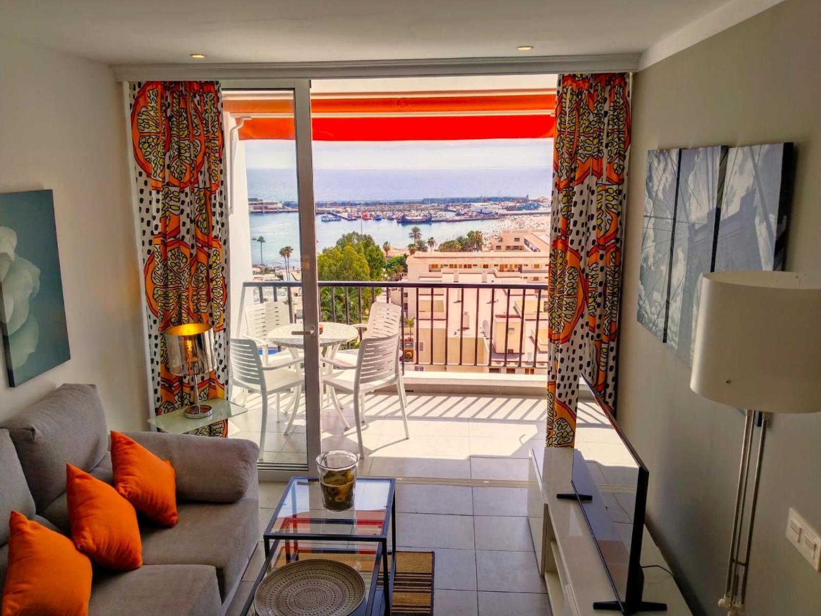 Los Cristianos Appartement Orange Trees Vue Mer Panoramique Bagian luar foto