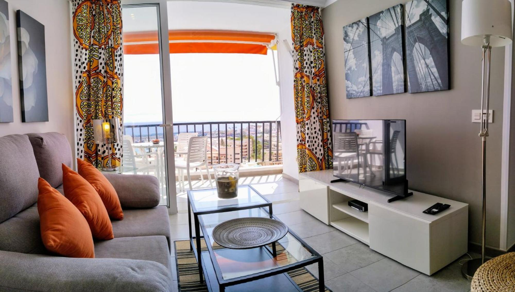 Los Cristianos Appartement Orange Trees Vue Mer Panoramique Bagian luar foto